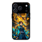 Fire Soul Tanjiro Glass Case Cover For iPhone 17 Pro