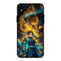 Fire Soul Tanjiro Glass Case Cover For iPhone XS