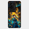 Fire Soul Tanjiro Glass Case Cover For Iqoo 11 5G