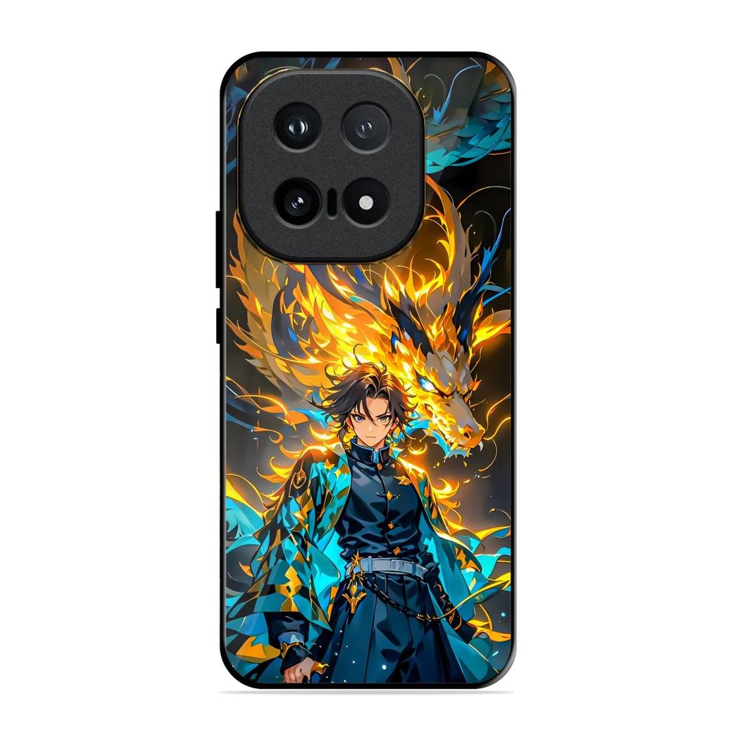 Fire Soul Tanjiro Glass Case Cover For iQOO 15 5G