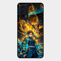 Fire Soul Tanjiro Glass Case Cover For Iqoo 7 5G