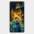 Fire Soul Tanjiro Glass Case Cover For Iqoo 7 Legend 5G