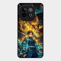Fire Soul Tanjiro Glass Case Cover For Iqoo Neo 10 5G