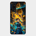 Fire Soul Tanjiro Glass Case Cover For Iqoo Z3 5G