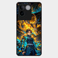 Fire Soul Tanjiro Glass Case Cover For Iqoo Z7 Pro 5G
