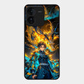 Fire Soul Tanjiro Glass Case Cover For Iqoo Z9 5G