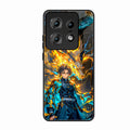 Fire Soul Tanjiro Glass Case Cover For Motorola Edge 50 Pro