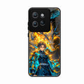 Fire Soul Tanjiro Glass Case Cover For Motorola Edge 50