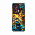 Fire Soul Tanjiro Glass Case Cover For Motorola G96 5G