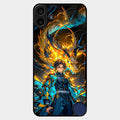 Fire Soul Tanjiro Glass Case Cover For Nothing Cmf Phone 1