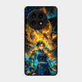 Fire Soul Tanjiro Glass Case Cover For Oneplus 13R 5G