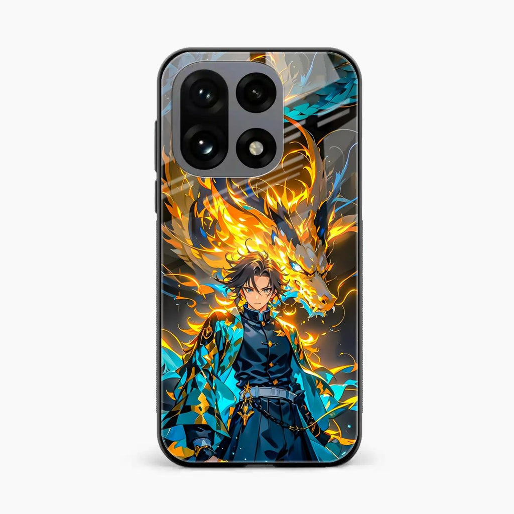 Fire Soul Tanjiro Glass Case Cover For OnePlus 15 5G