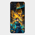 Fire Soul Tanjiro Glass Case Cover For Oneplus 9R 5G