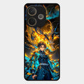 Fire Soul Tanjiro Glass Case Cover For Oppo A5 Pro 5G