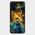 Fire Soul Tanjiro Glass Case Cover For Oppo F21 Pro 5G
