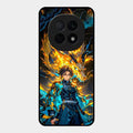 Fire Soul Tanjiro Glass Case Cover For Oppo F29 Pro 5G