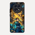 Fire Soul Tanjiro Glass Case Cover For Oppo F31 Pro Plus 5G