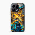 Fire Soul Tanjiro Glass Case Cover For Oppo Find X9 5G