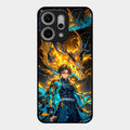 Fire Soul Tanjiro Glass Case Cover For Oppo Reno 14 Pro 5G