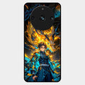 Fire Soul Tanjiro Glass Case Cover For Realme 11 Pro Plus 5G