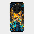 Fire Soul Tanjiro Glass Case Cover For Realme 12 Plus 5G