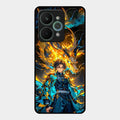 Fire Soul Tanjiro Glass Case Cover For Realme 15 Pro 5G