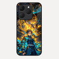 Fire Soul Tanjiro Glass Case Cover For Realme 15T 5G