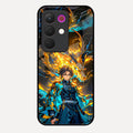 Fire Soul Tanjiro Glass Case Cover For Realme 15X 5G