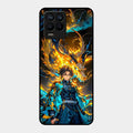 Fire Soul Tanjiro Glass Case Cover For Realme 8 Pro