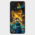 Fire Soul Tanjiro Glass Case Cover For Realme 9 Pro 5G