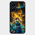 Fire Soul Tanjiro Glass Case Cover For Realme C55