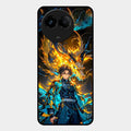 Fire Soul Tanjiro Glass Case Cover For Realme C67 5G