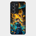 Fire Soul Tanjiro Glass Case Cover For Realme P3 Lite 5G