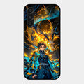 Fire Soul Tanjiro Glass Case Cover For Samsung Galaxy M34 5G