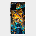 Fire Soul Tanjiro Glass Case Cover For Samsung Galaxy S20