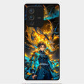 Fire Soul Tanjiro Glass Case Cover For Vivo V23 Pro 5G