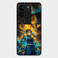 Fire Soul Tanjiro Glass Case Cover For Vivo V29 Pro 5G