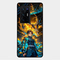 Fire Soul Tanjiro Glass Case Cover For Vivo X70 Pro Plus 5G