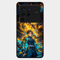 Fire Soul Tanjiro Glass Case Cover For Vivo X80 Pro 5G