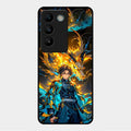 Fire Soul Tanjiro Glass Case Cover For Vivo Y200E 5G