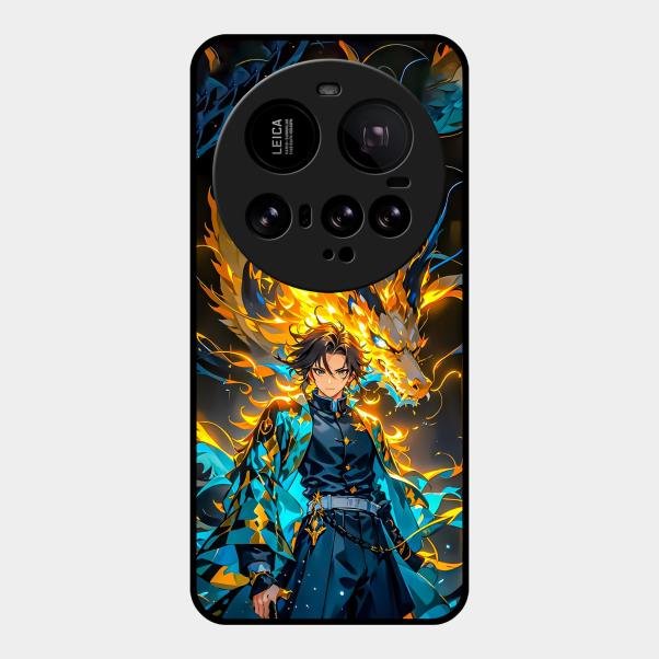 Fire Soul Tanjiro Glass Case Cover For Xiaomi 15 Ultra 5G