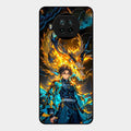 Fire Soul Tanjiro Glass Case Cover For Xiaomi Mi 10I 5G