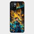 Fire Soul Tanjiro Glass Case Cover For Xiaomi Redmi 10 Prime 2022