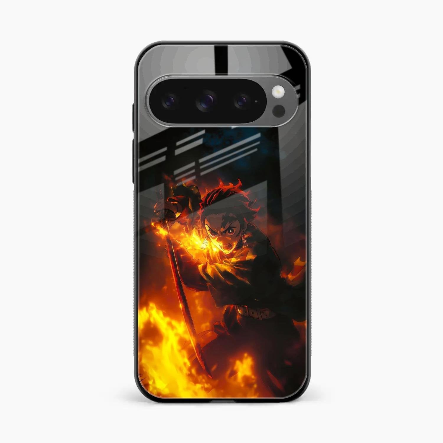 Flame Eyes Glass Case Cover For Google Pixel 10 Pro