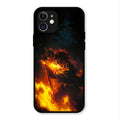 Flame Eyes Glass Case Cover For iPhone 12
