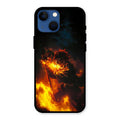 Flame Eyes Glass Case Cover For iPhone 13 mini