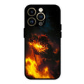 Flame Eyes Glass Case Cover For iPhone 14 Pro Max