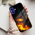Flame Eyes Glass Case Cover For iPhone - ShopOnCliQ