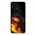 Flame Eyes Glass Case Cover For Motorola g84 5G