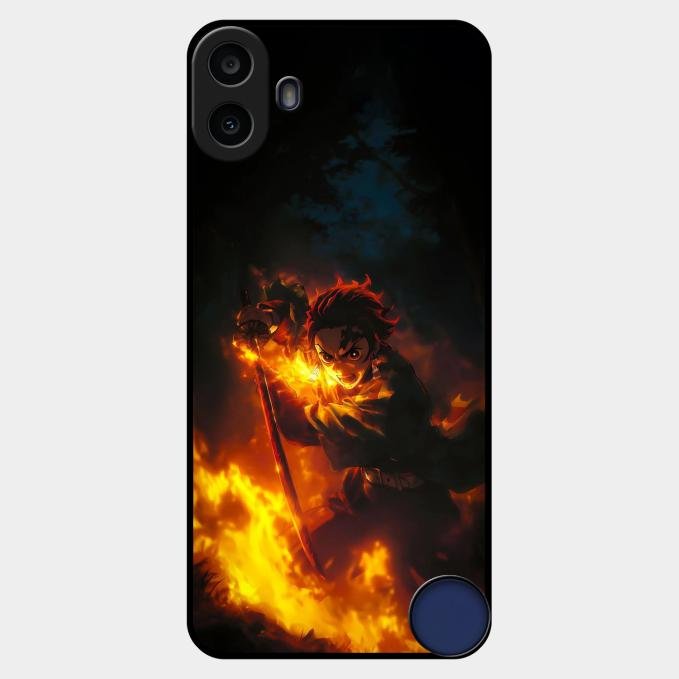 Flame Eyes Glass Case Cover For Nothing Cmf Phone 1